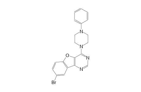 8-bromo-4-(4-phenyl-1-piperazinyl)[1]benzofuro[3,2-d]pyrimidine