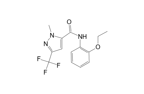 1H-Pyrazole-5-carboxamide, N-(2-ethoxyphenyl)-1-methyl-3-(trifluoromethyl)-
