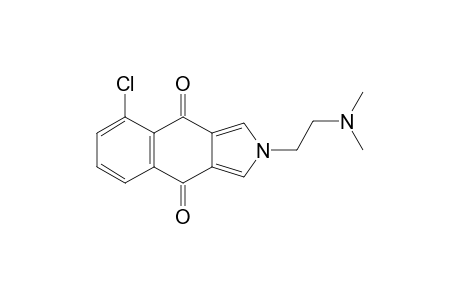 5-chloro-2-[2-(dimethylamino)ethyl]-2H-benz[f]isoindole-4,9-dione