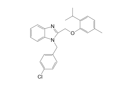 1-(4-Chlorobenzyl)-2-[(2-isopropyl-5-methyl-phenoxy)methyl]benzimidazole