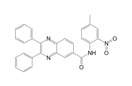 N-(4-methyl-2-nitro-phenyl)-2,3-diphenyl-quinoxaline-6-carboxamide