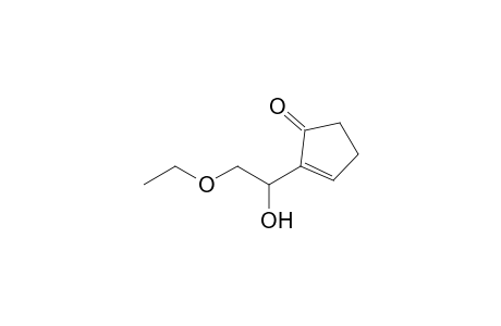 2-[2'-Ethoxy-1'-hydroxyethyl]-cyclopent-2-en-1-one