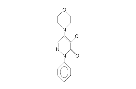 2-Phenyl-4-chloro-5-morpholino-pyridazinone-3