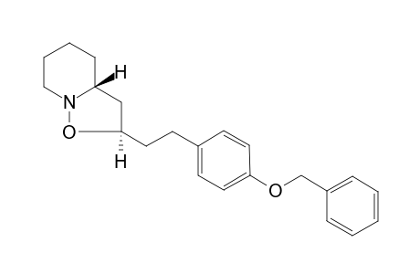 2-(2-[4-(Benzyloxy)phenyl]ethyl)hexahydro-2H-isoxazolo[2,3-a]pyridine