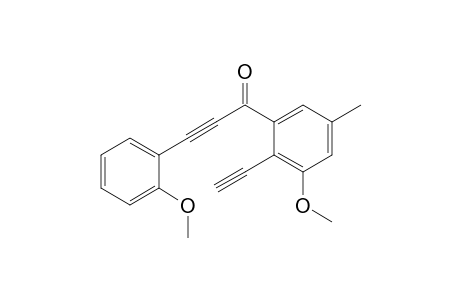 1-(2-Ethynyl-3-methoxy-5-methylphenyl)-3-(2-methoxyphenyl)prop-2-yn-1-one