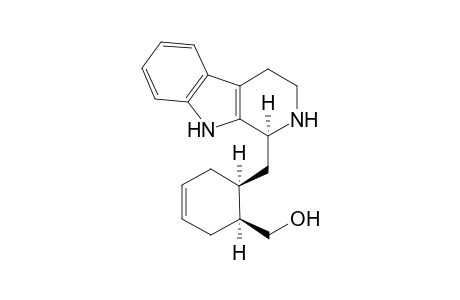 (3R,3.alpha.)-1-(1S,2S)-[[1-(Hydroxy)methyl)cyclohex-4-en-2-yl]methyl]-2,3,4,9-tetrahydro-1H-pyrido[3,4-b]indole