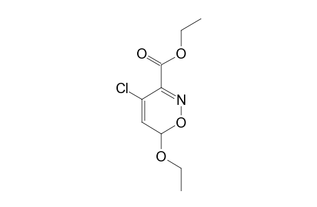 ETHYL-4-CHLORO-6-ETHOXY-6H-1,2-OXAZINE-3-CARBOXYLATE