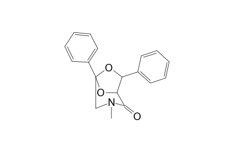 1,3-Diphenyl-2,8-dioxa-6-azabicyclo[3.2.1]octan-5-one