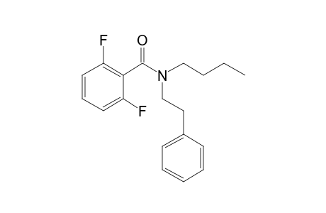 2,6-Difluorobenzamide, N-(2-phenylethyl)-N-butyl-