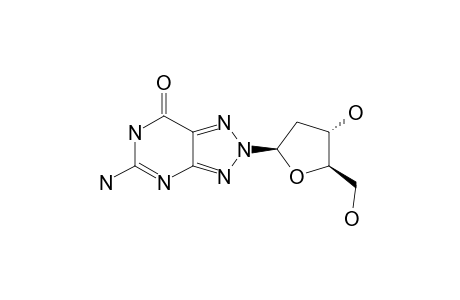 2-[2-DEOXY-BETA-D-ERYTHRO-PENTOFURANOSYL]-2,6-DIHYDRO-7H-1,2,3-TRIAZOLO-[4,5-D]-PYRIMIDIN-7-ONE