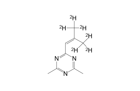 2,4-DIMETHYL-6-(2-METHYL-D3-1-PROPENYL-3,3,3-D3)-S-TRIAZINE