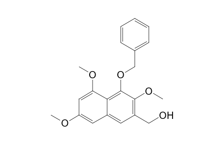 1-Benzoxy-3-(hydroxymethyl)-2,6,8-trimethoxynaphthalene