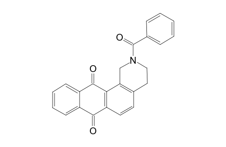 N-Benzoyl-2-aza-1,2,3,4-tetrahydrobenz[a]anthracene-7,12-dione