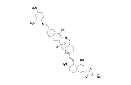 2-Naphthalenesulfonic acid, 3-[[4-[(2-amino-8-hydroxy-6-sulfo-1-naphthalenyl)azo]phenyl]azo]-6-[(2,4-diaminophenyl)azo]-4-hydroxy-, disodium salt