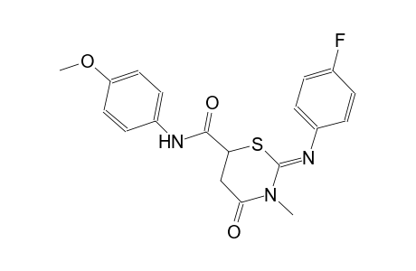 2H-1,3-thiazine-6-carboxamide, 2-[(4-fluorophenyl)imino]tetrahydro-N-(4-methoxyphenyl)-3-methyl-4-oxo-, (2Z)-