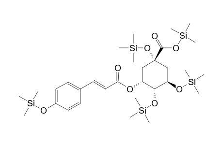 Pentatrimethylsilyl-trans-5-O-coumaroyl-D-quinic acid