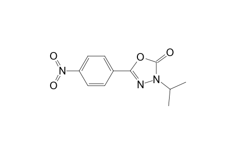 1,3,4-Oxadiazol-2(3H)-one, 3-(1-methylethyl)-5-(4-nitrophenyl)-