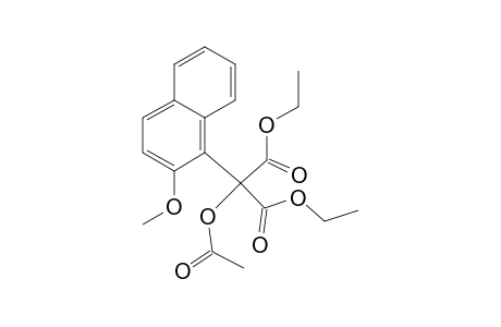 Diethyl .alpha.-[1-(2-methoxynaphthyl)]-.alpha.-acetoxymalonate