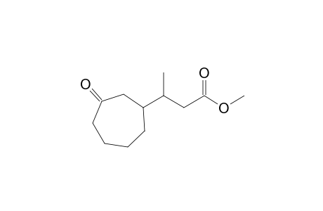 Methyl (-)-3-(3-Oxocycloheptyl)butanoate