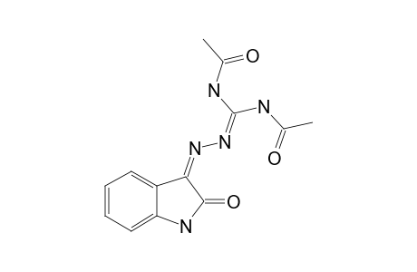 (E)-N,N'-DIACETYL-2-(1,2-DIHYDRO-2-OXO-3H-INDOL-3-YLIDENE)-HYDRAZINE-CARBOXIMID-AMIDE