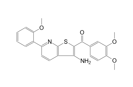 methanone, [3-amino-6-(2-methoxyphenyl)thieno[2,3-b]pyridin-2-yl](3,4-dimethoxyphenyl)-