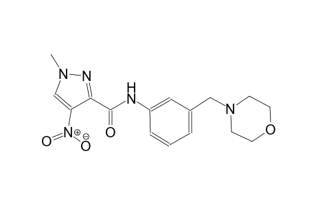 1-methyl-N-[3-(4-morpholinylmethyl)phenyl]-4-nitro-1H-pyrazole-3-carboxamide