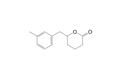 6-[(3'-Methylphenyl)methyl]-tetrahydro-2H-pyran-2-one