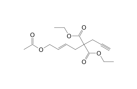 Ethyl (E)-6-Acetoxy-2-(ethoxycarbonyl)-2-(prop-2-ynyl)hex-4-enoate