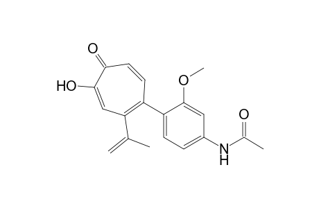 5-(4-Acetamido-2-methoxyphenyl)-4-isop0ropenyltropolone