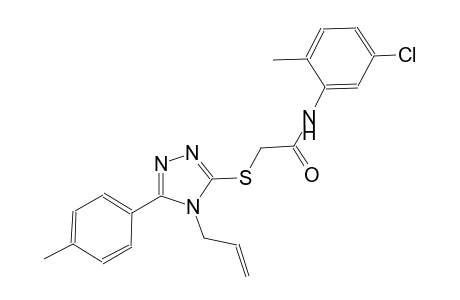 2-{[4-allyl-5-(4-methylphenyl)-4H-1,2,4-triazol-3-yl]sulfanyl}-N-(5-chloro-2-methylphenyl)acetamide
