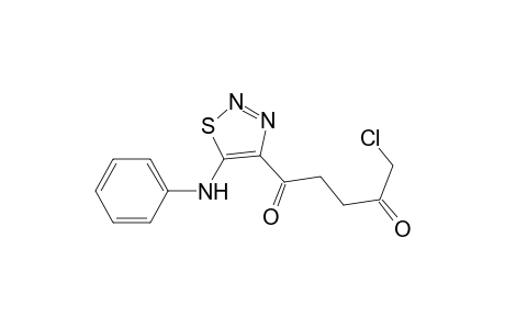 5-Chloro-1,4-diketo-1-(5-phenylamino-1,2,3-thiazol-4-yl)pentane