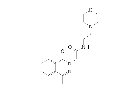 2-(4-methyl-1-oxo-2(1H)-phthalazinyl)-N-[2-(4-morpholinyl)ethyl]acetamide