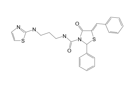 N-3-[(2-PHENYL-4-OXO-5-BENZYLIDENE-1,3-THIAZOLIDINE)-CARBAMYL]-PROPYL-2-AMINOTHIAZOLE