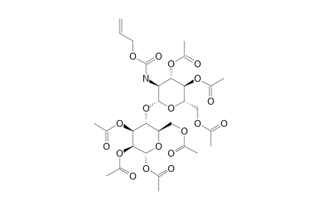1,2,3,6-TETRA-O-ACETYL-4-O-(3,4,6-TRI-O-ACETYL-2-N-ALLYLOXYCARBONYLAMINO-2-DEOXY-BETA-D-GLUCOPYRANOSYL)-ALPHA-D-MANNOPYRANOSE