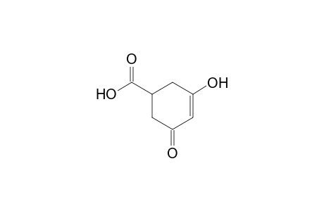 3-Cyclohexene-1-carboxylic acid, 3-hydroxy-5-oxo-