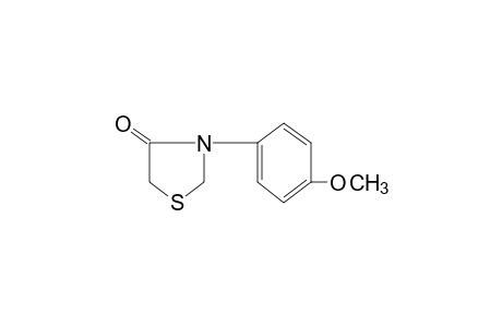 3-(p-METHOXYPHENYL)-4-THIAZOLIDINONE