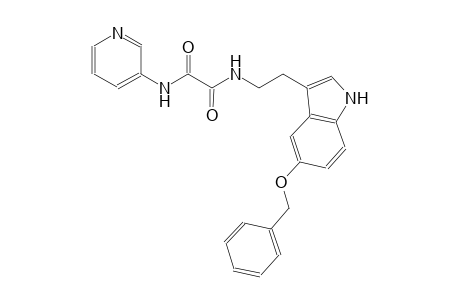 ethanediamide, N~1~-[2-[5-(phenylmethoxy)-1H-indol-3-yl]ethyl]-N~2~-(3-pyridinyl)-