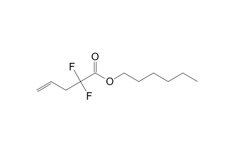 N-HEXYL-2,2-DIFLUORO-4-PENTENOATE