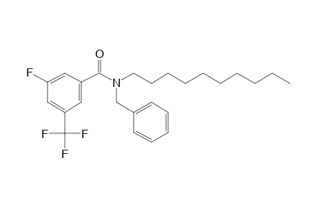 Benzamide, 3-fluoro-5-trifluoromethyl-N-benzyl-N-decyl-