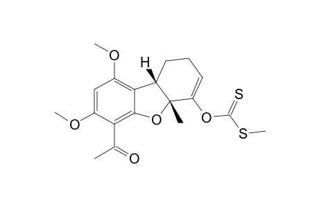 O-((4aR,9bS)-6-acetyl-7,9-dimethoxy-4a-methyl-1,2,4a,9b-tetrahydrodibenzo[b,d]furan-4-yl) S-methyl carbonodithioate