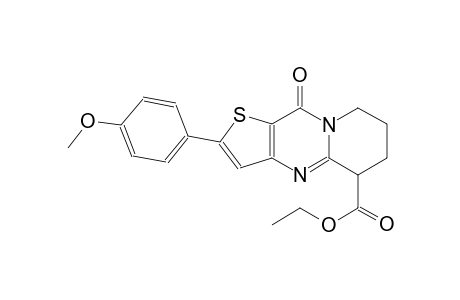 6H-pyrido[1,2-a]thieno[3,2-d]pyrimidine-5-carboxylic acid, 5,7,8,10-tetrahydro-2-(4-methoxyphenyl)-10-oxo-, ethyl ester