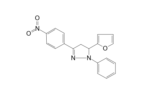 5-(2-Furyl)-3-(4-nitrophenyl)-1-phenyl-4,5-dihydro-1H-pyrazole