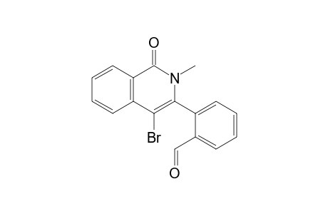 2-(4-bromanyl-2-methyl-1-oxidanylidene-isoquinolin-3-yl)benzaldehyde