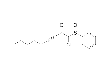 1-Chloro-1-(phenylsulfinyl)non-3-yn-2-one