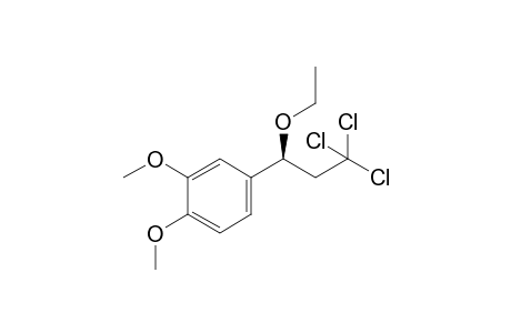 1,2-dimethoxy-4-[(1S)-3,3,3-trichloro-1-ethoxy-propyl]benzene