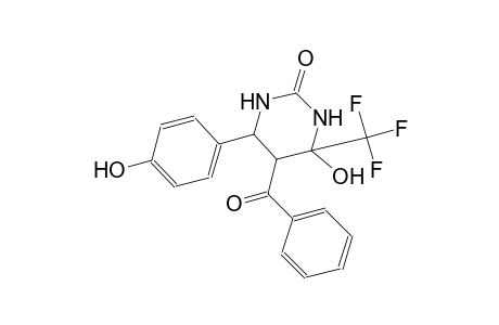 2(1H)-pyrimidinone, 5-benzoyltetrahydro-4-hydroxy-6-(4-hydroxyphenyl)-4-(trifluoromethyl)-
