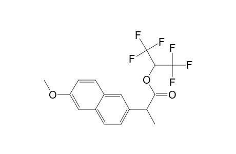 6-Methoxy-.alpha.methyl-2-naphthaleneacetic acid di(trifluoromethyl)methyl ester