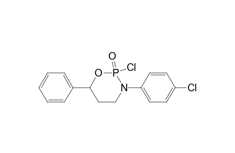 2H-1,3,2-Oxazaphosphorine, 2-chloro-3-(4-chlorophenyl)tetrahydro-6-phenyl-, 2-oxide
