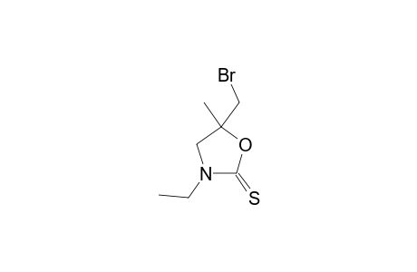 5-BROMOMETHYL-3-ETHYL-5-METHYL-1,3-OXAZOLIDIN-2-THIONE