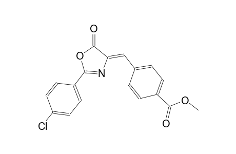 methyl 4-[(Z)-(2-(4-chlorophenyl)-5-oxo-1,3-oxazol-4(5H)-ylidene)methyl]benzoate